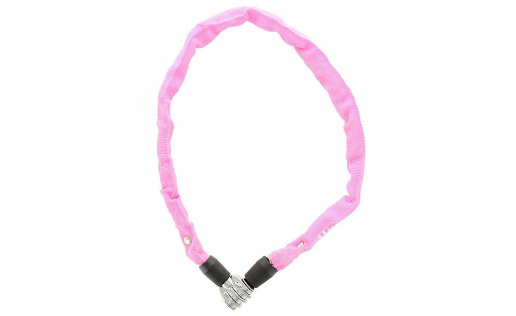 Zámek na kód KRYPTONITE Keeper 465 Combo 4x650mm - Pink