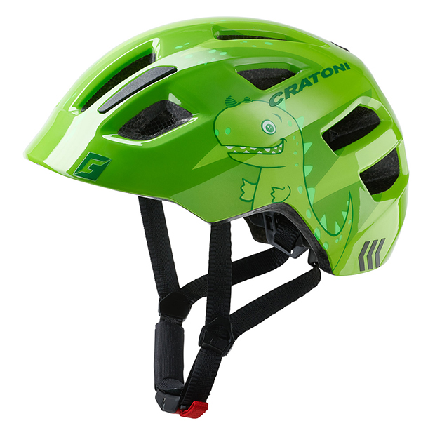 Dětská helma CRATONI Maxster Dino Green Glossy - S/M (51-56cm)