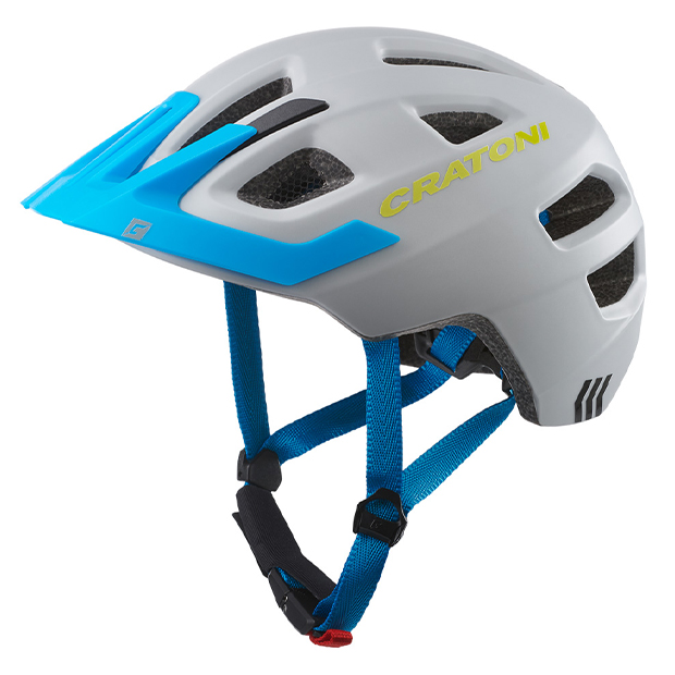 Dětská helma CRATONI Maxster Pro Grey/Blue Matt - S/M (51-56cm)