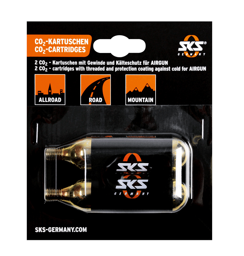 Co2 bombičky SKS 16g se závitem pro Airbuster, 2 ks