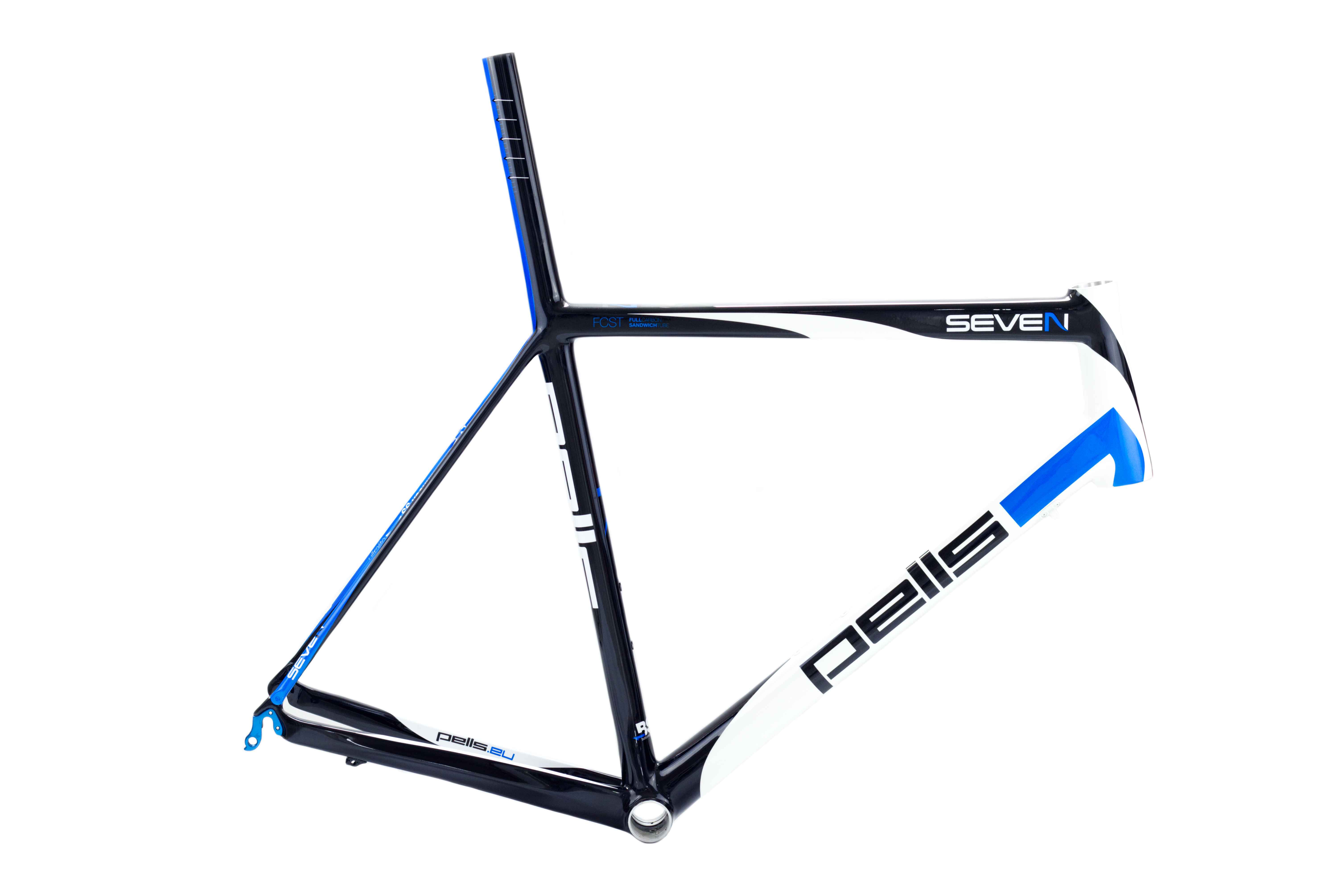 Rám PELLS Seven-X Blue integrovaná sedlovka - XL/21,25"
