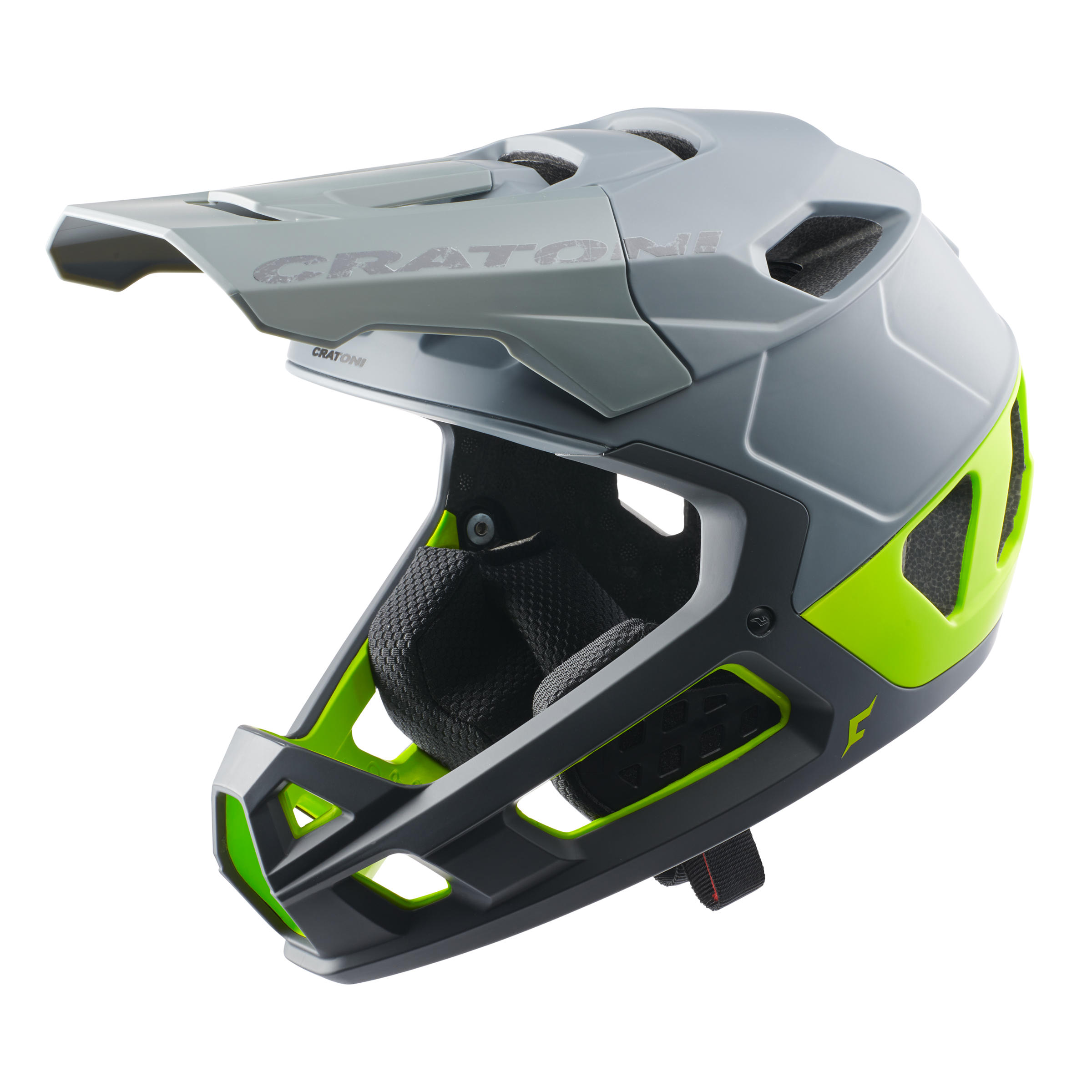 Helma CRATONI Interceptor 2.0 Grey/Lime Matt - M/L (58-61cm)