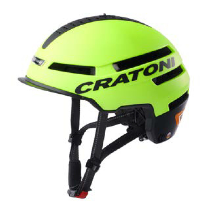 Helma CRATONI Smartride 1.2 Neon Yellow Matt - S/M (54-58cm)