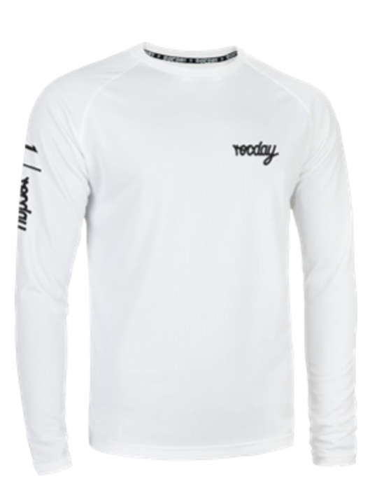 Dres s dlouhým rukávem  ROCDAY Podium White - XL