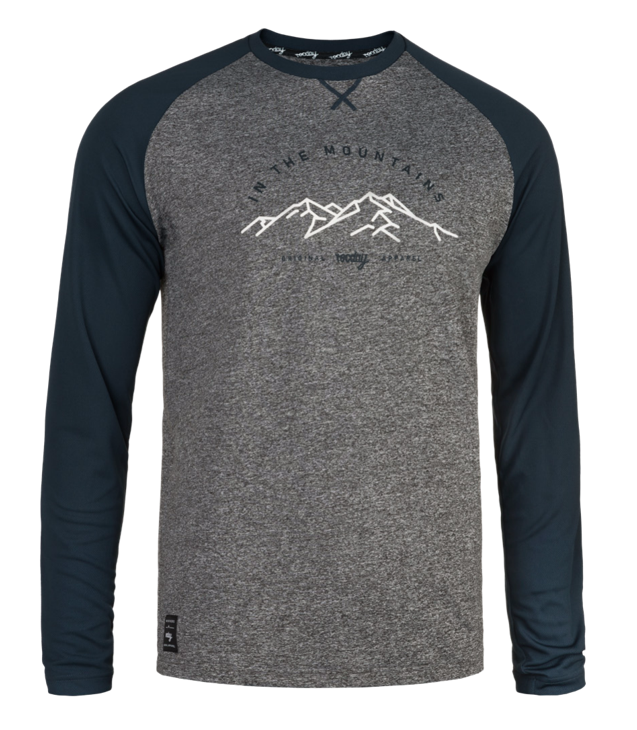 Dres s dlouhým rukávem  ROCDAY Mount Melange/Navy - XS