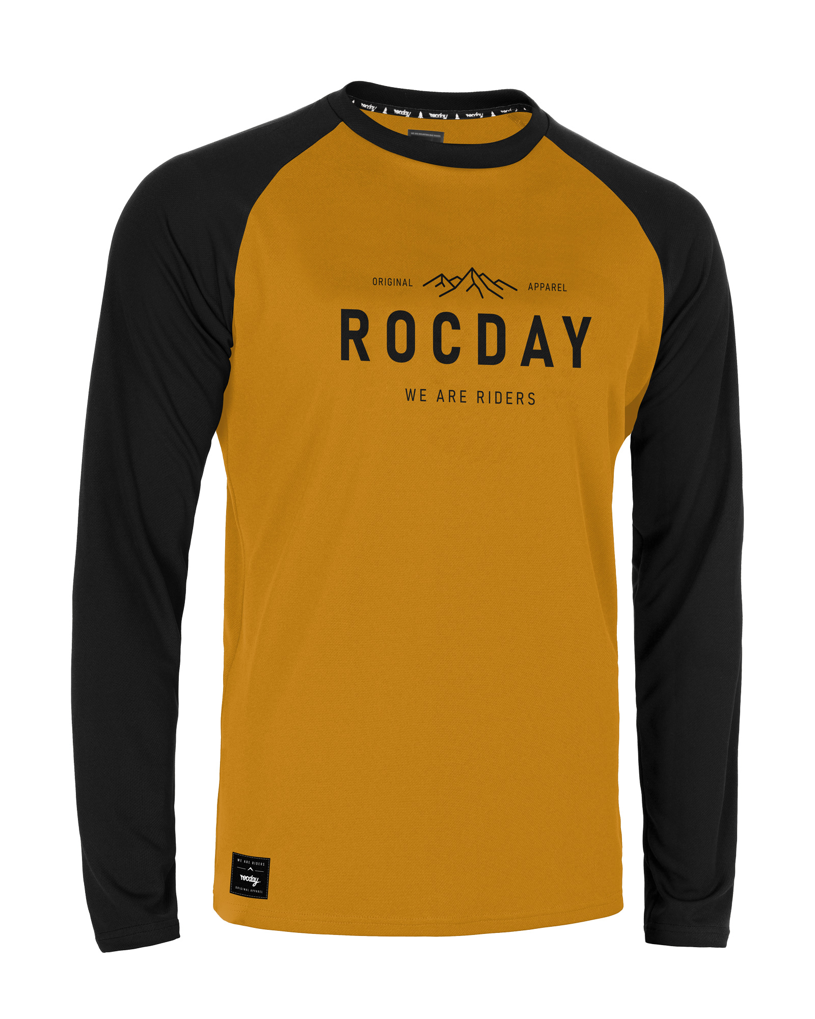 Dres s dlouhým rukávem  ROCDAY Patrol Black/Yellow - L