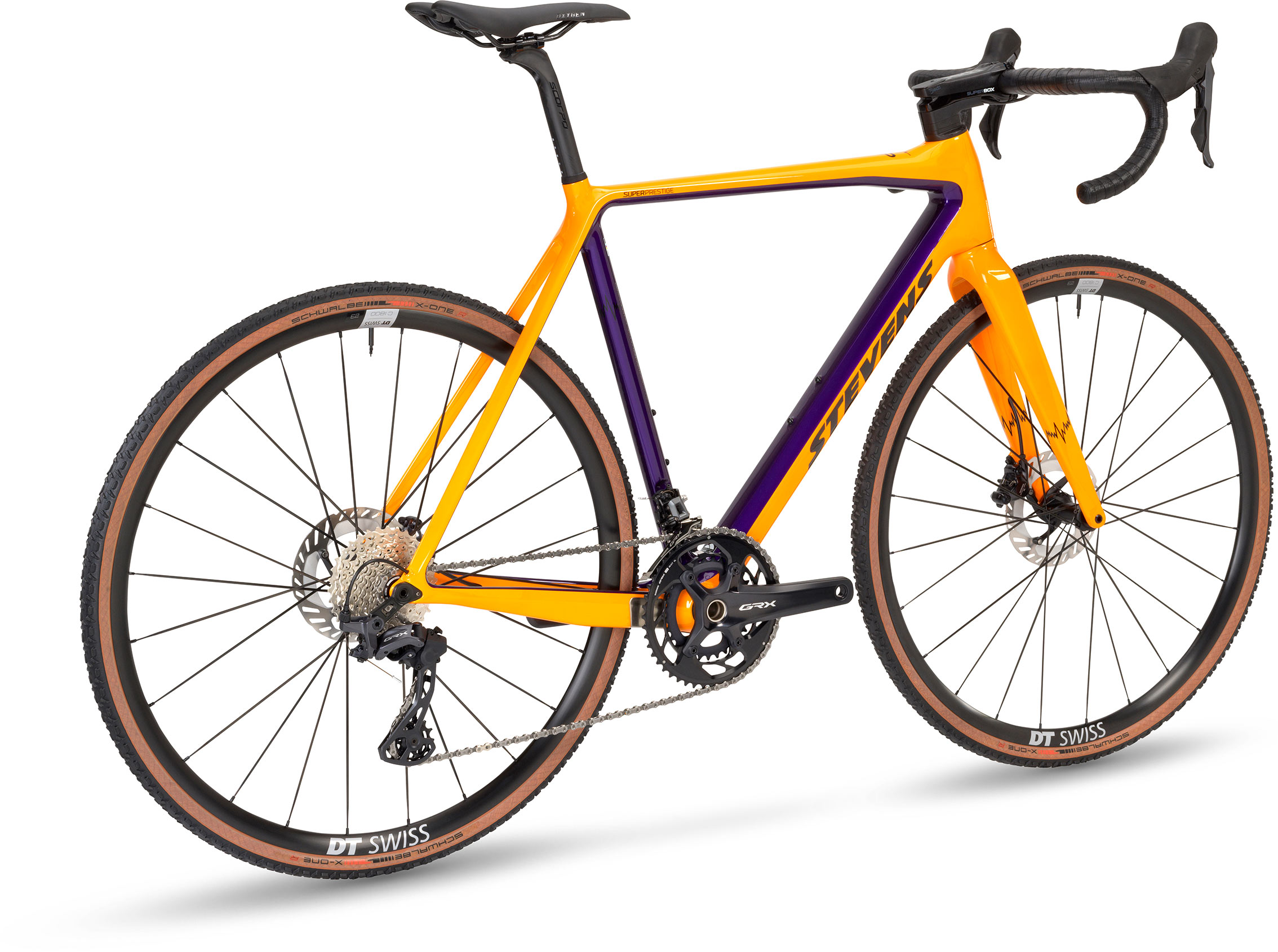 STEVENS Super Prestige 2*12 Vibrant Yellow Purple - 54cm 54cm