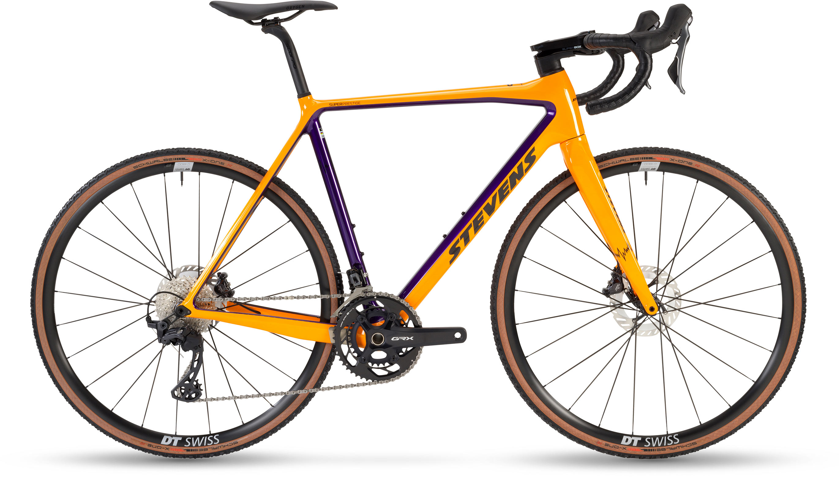 STEVENS Super Prestige 2*12 Vibrant Yellow Purple - 54cm 54cm