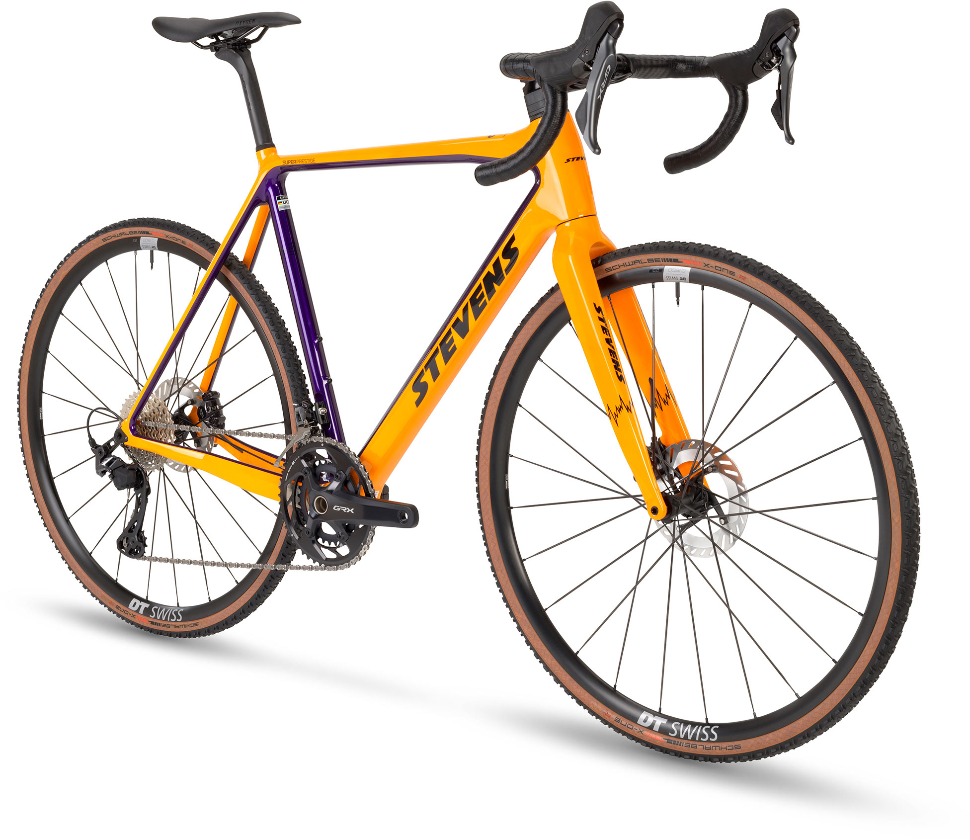 STEVENS Super Prestige 2*12 Vibrant Yellow Purple - 54cm 54cm