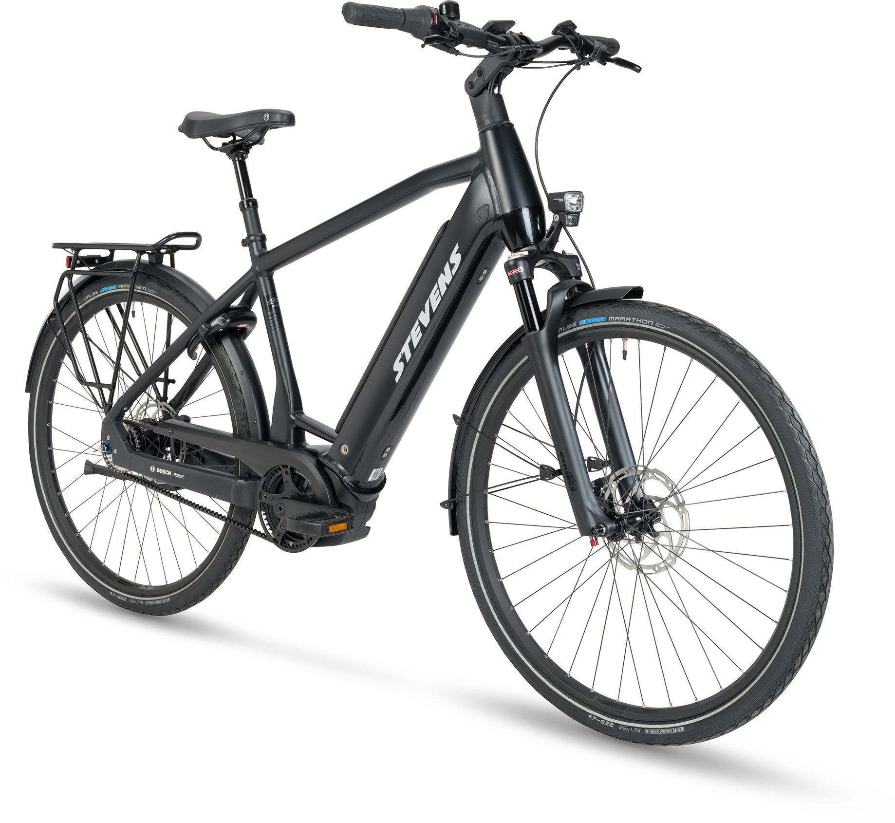 STEVENS E-Courier Luxe HT Stealth Black - 58cm 58cm