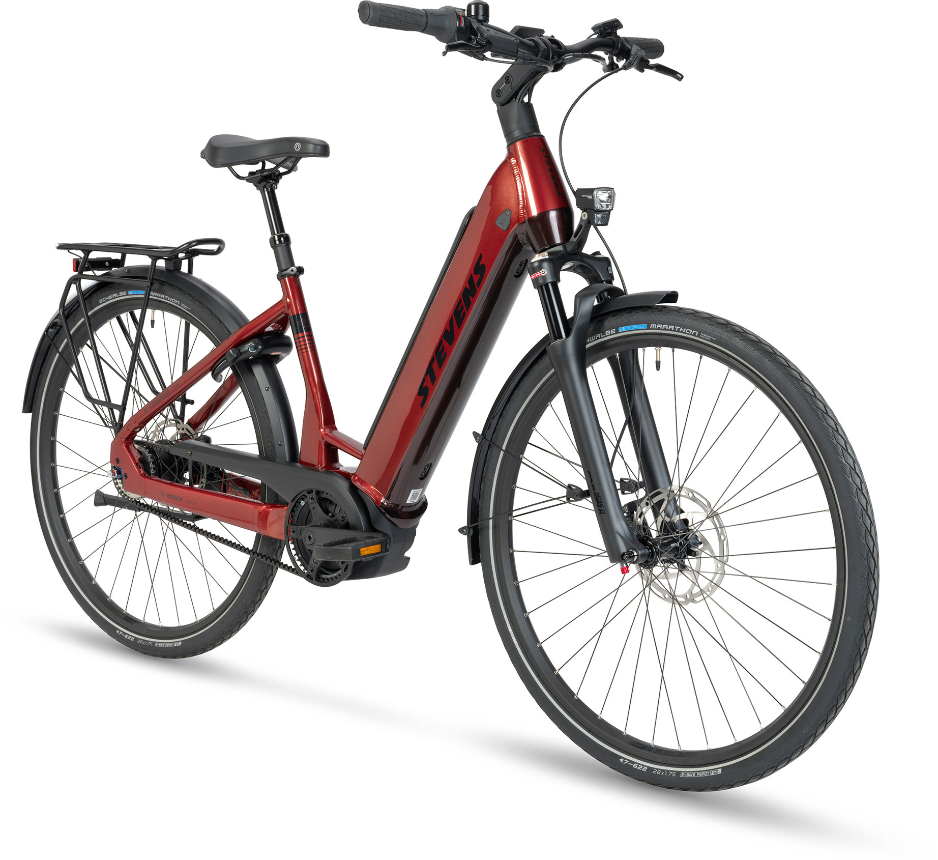 STEVENS E-Courier Luxe Forma Burgundy - 52cm 52cm