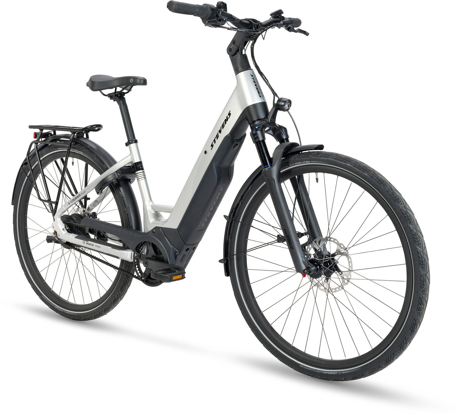 STEVENS E-Courier Plus Forma Electric Silver - 46cm 46cm