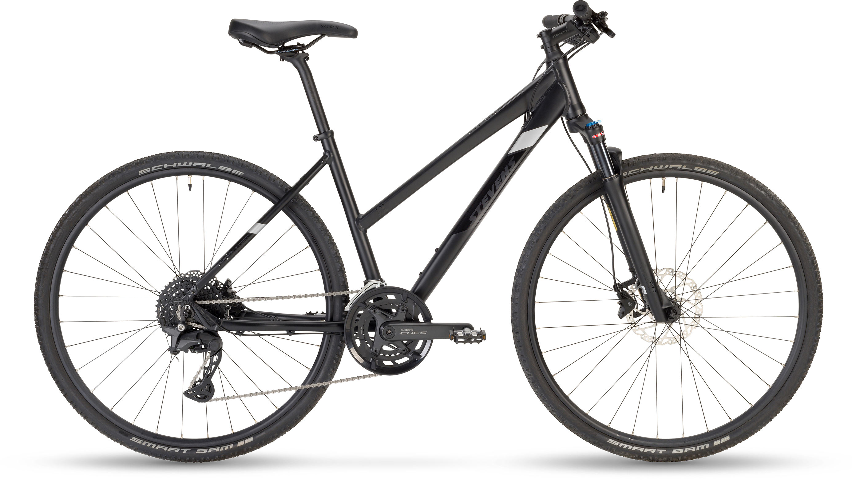 STEVENS 6X LT Stealth Black - 54cm 54cm