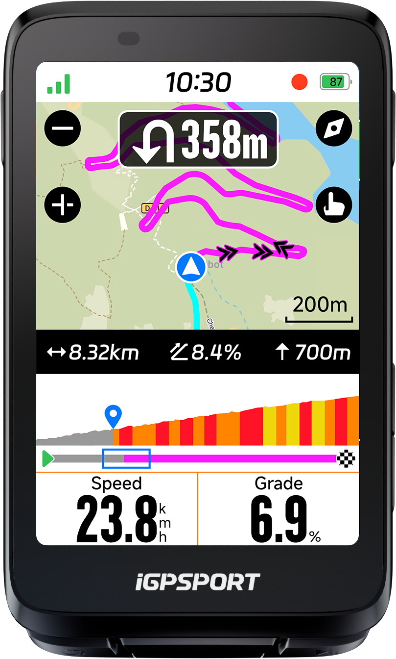 GPS navigace iGPSport BiNavi